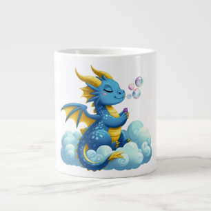 Caneca De Café Grande Dragão Fofo/ Caprichoso