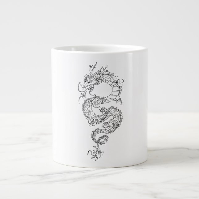 Caneca De Café Grande Dragon (Frente)