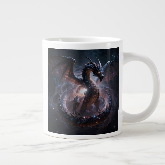 Caneca De Café Grande Dragon World – The Realm of Fire and Magic (Direita)