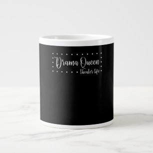 Caneca De Café Grande Drama Queen Atriz Life - Atriz Ator Atuante