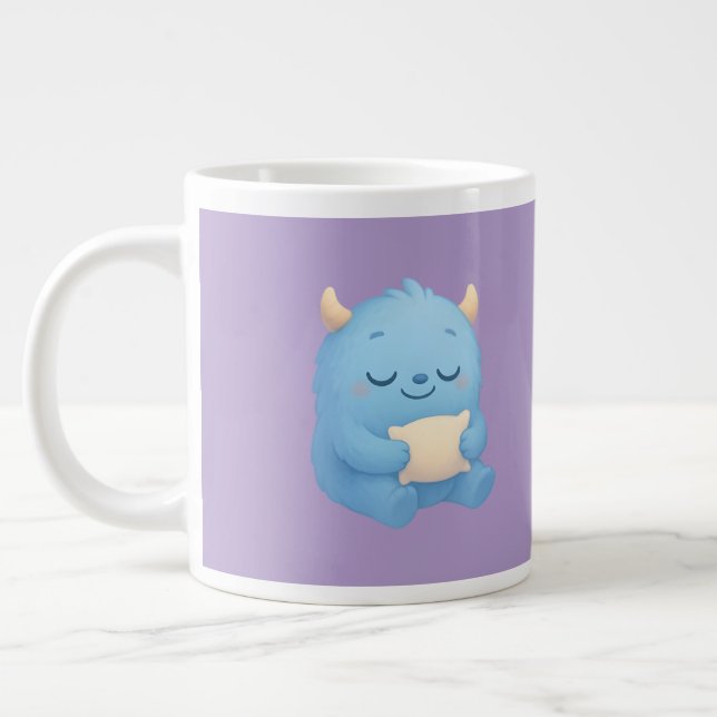 Caneca De Café Grande Dreamy Sleep Monster Kids Mug — Sweet Dreams (Esquerda)