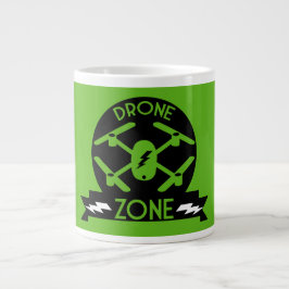 Caneca De Café Grande Drone Hobbyist | Piloto Drone | Fotografia | Raças