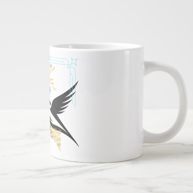 Caneca De Café Grande Duas Aves Majestosas (Direita)