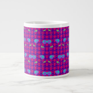 Caneca De Café Grande Duas Flores Cupflowers