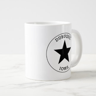 Caneca De Café Grande Dubuque Iowa Large Coffee Mug