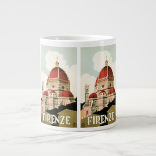 Caneca De Café Grande Duomo em Firenze Florença Itália Arte de Viagem Vi