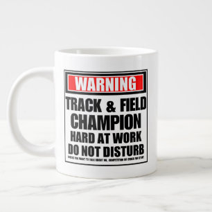 Caneca De Café Grande Duro De Assistente De Rastreio E Campo No Trabalho