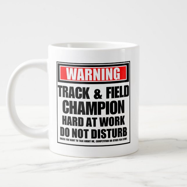 Caneca De Café Grande Duro De Assistente De Rastreio E Campo No Trabalho (Esquerda)