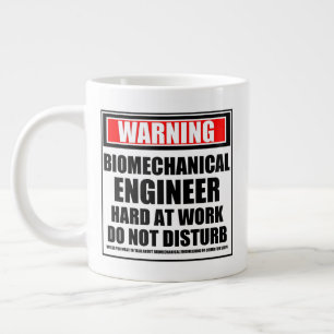 Caneca De Café Grande Duro De Engenheiro Biomecânico No Trabalho