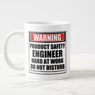 Caneca De Café Grande Duro De Segurança Do Produto No Trabalho