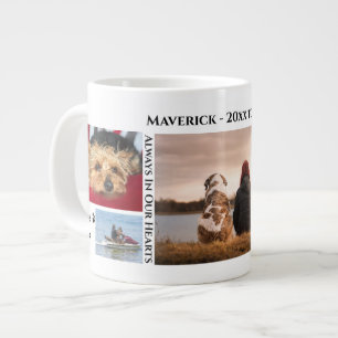 Caneca De Café Grande DYY 5 foto colagem de animais de estimação perda