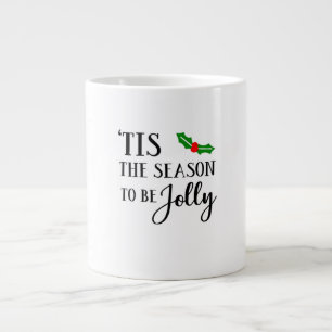 Caneca De Café Grande É a Época de Ser Visgo de Natal