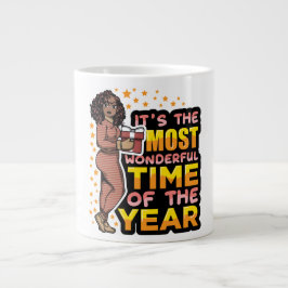 Caneca De Café Grande É a época mais maravilhosa do Natal