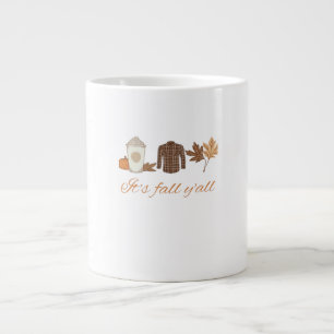 Caneca De Café Grande É arte criativa de outono
