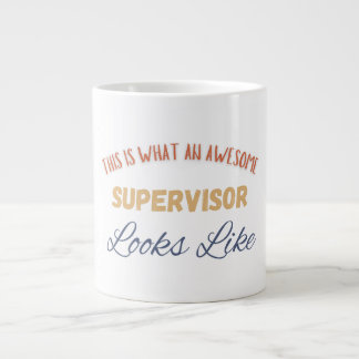 Caneca De Café Grande É assim que é um supervisor incrível