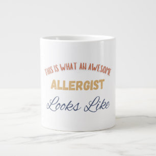Caneca De Café Grande É assim que um alergista incrível se parece