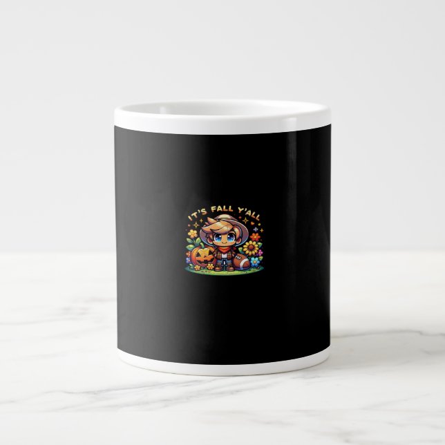 Caneca De Café Grande É Gráfico Y Todos Criativo Casual (Frente)