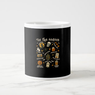 Caneca De Café Grande É Temporada Chapéu do Papai Noel Retro Vintage