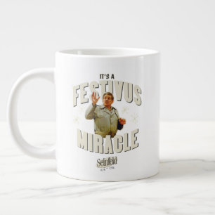 Caneca De Café Grande É um Milagre do Festivus