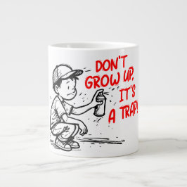 Caneca De Café Grande É uma armadilha