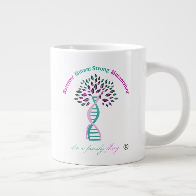 Caneca De Café Grande É uma coisa de família  (Direita)