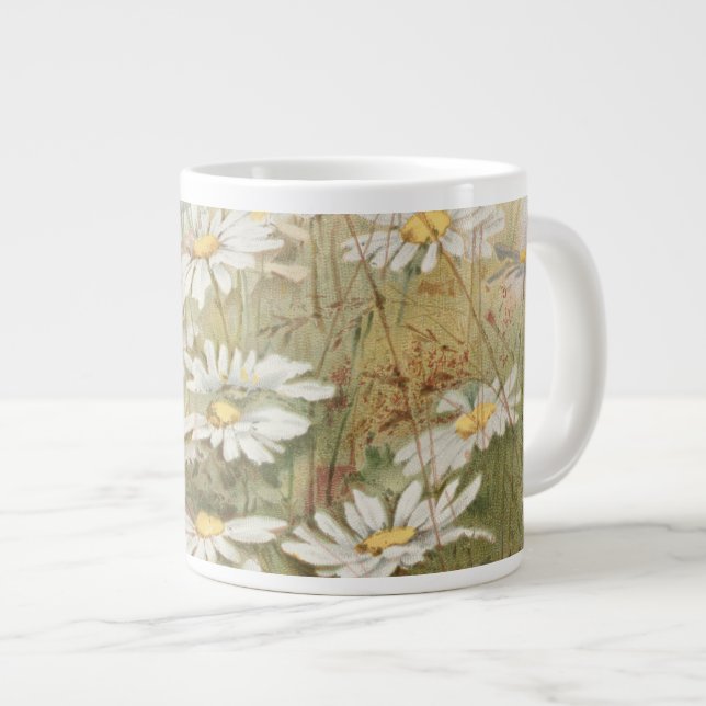 Caneca De Café Grande "Easter Brings the Budding Spring"  (Frente Esquerda)