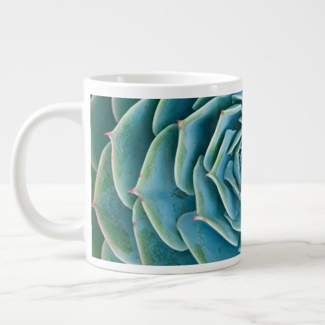 Caneca De Café Grande Echeveria Roseta, Jardim Secreto de Marrakech (Esquerda)