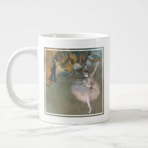 Caneca De Café Grande Edgar Degas   A estrela ou o dançarino do Palco