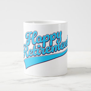 Caneca De Café Grande Edição Azul de Reforma Feliz