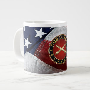 Caneca De Café Grande Edição Especial Insígnia do Ramo de Artilharia de