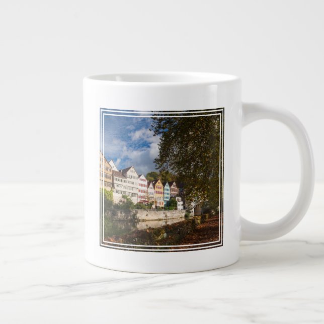 Caneca De Café Grande Edifícios do Centro Histórico de Tubingen (Direita)