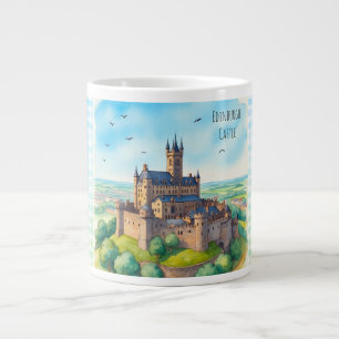 Caneca De Café Grande Edinburgh Castle Scotland, Skotlandia
