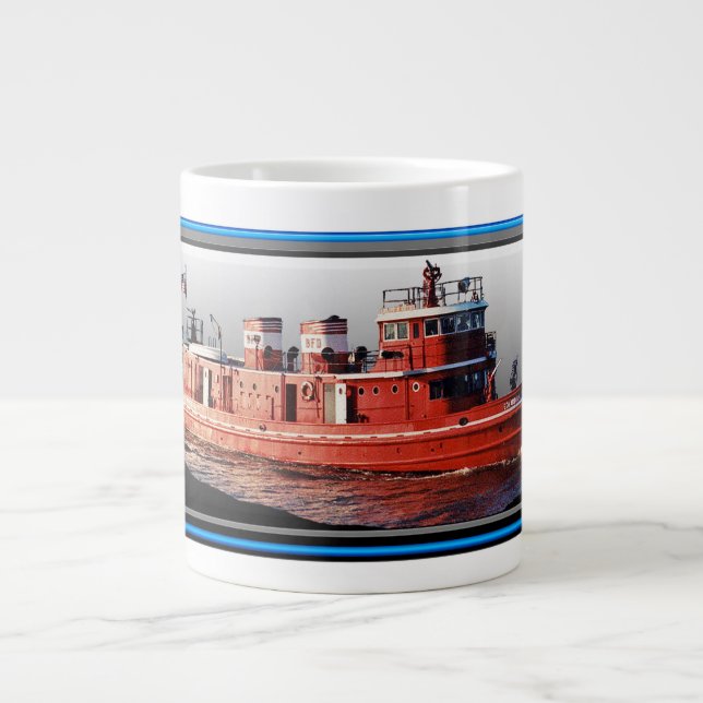 Caneca De Café Grande Edward M. Cotter jumbo mug (Frente)
