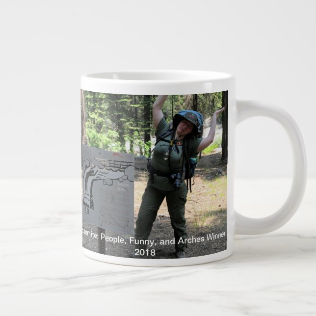 Caneca De Café Grande Edward Walton 2018 Yosemit #2 Deborah, Daniel foto (Direita)