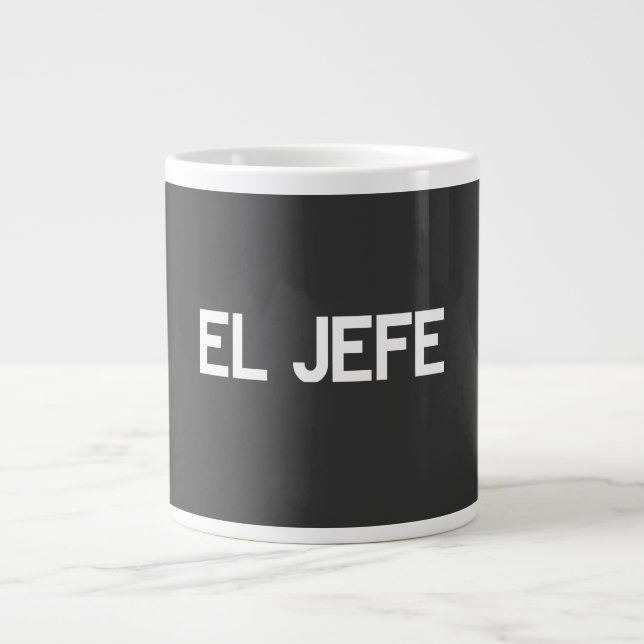 Caneca De Café Grande El Chefe (Frente)
