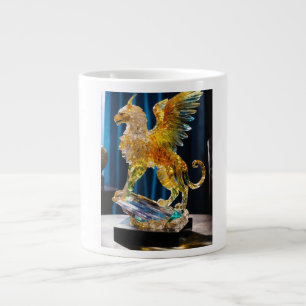 Caneca De Café Grande El Gato de Cristal: El Grifo Encantado