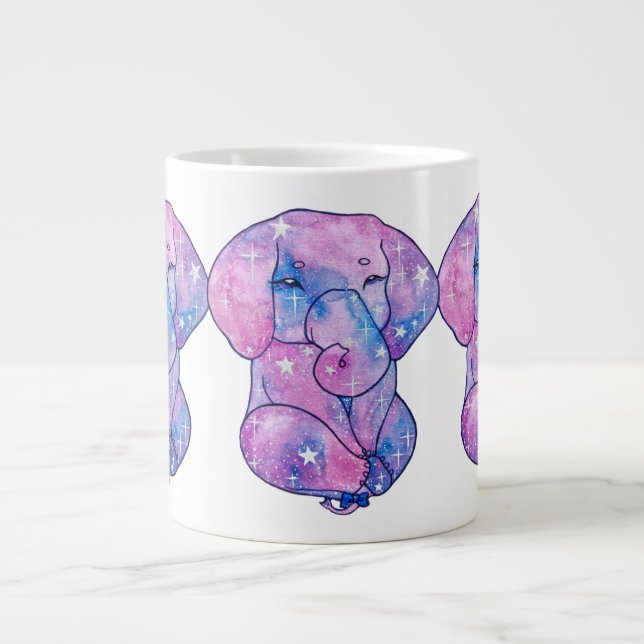 Caneca De Café Grande Elefante chamado Acorn (Frente)