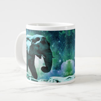 Caneca De Café Grande Elefante de Galáxia do Planeta Pachyderm