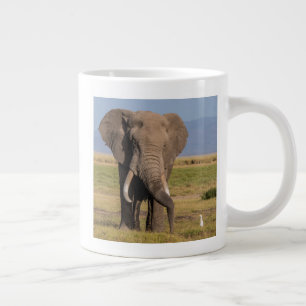 Caneca De Café Grande Elefante Procurando