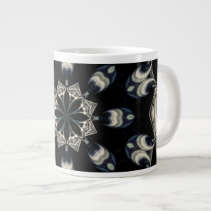 Caneca De Café Grande Elegante Mandala