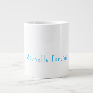 Caneca De Café Grande Elegante Simples Minimalista