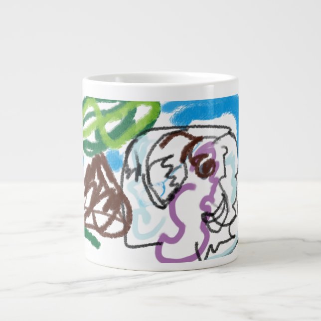 Caneca De Café Grande Elephant SET (Frente)
