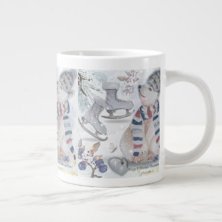 Caneca De Café Grande Eleze & Friends Series Boganhues Print Giant Coffe