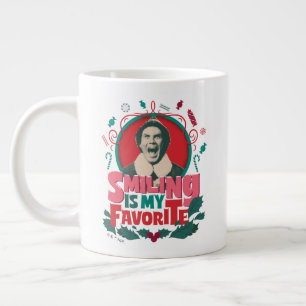 Caneca De Café Grande Elf - Sorrir é o meu favorito