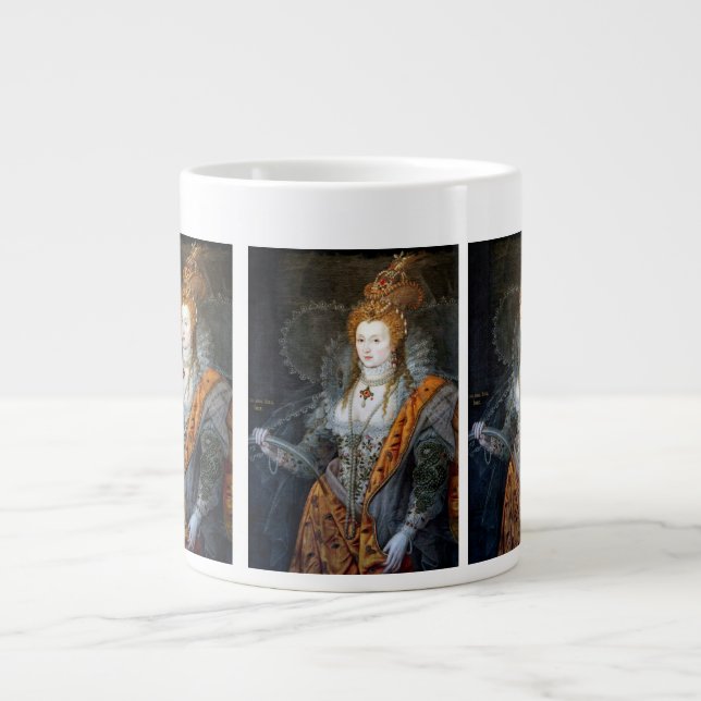 Caneca De Café Grande Elizabeth I (Frente)