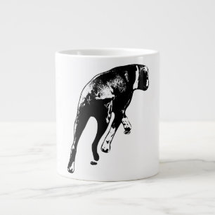 Caneca De Café Grande Em Movimento - Médio de Tinta - Roda