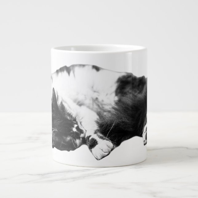 Caneca De Café Grande Ember-Glow Catnap (Frente)