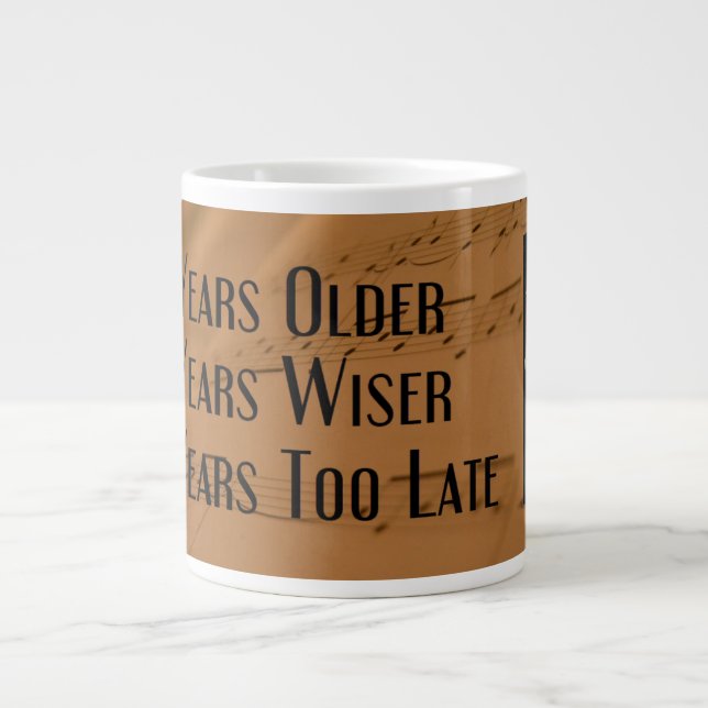Caneca De Café Grande Embers de Ash e Ruin - Mug de 20 oz (Frente)