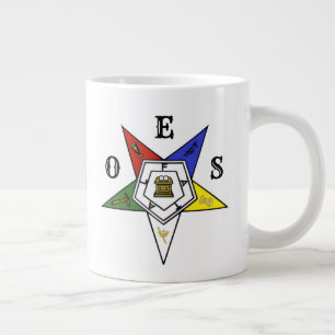 Caneca De Café Grande Emblema da Ordem da Estrela Oriental