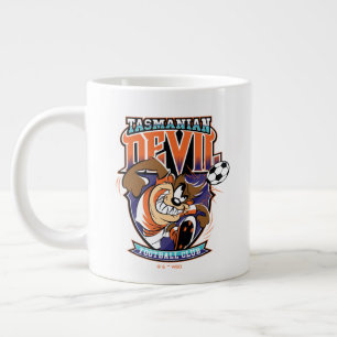 Caneca De Café Grande Emblema do Clube de Futebol Tasmanian Devil